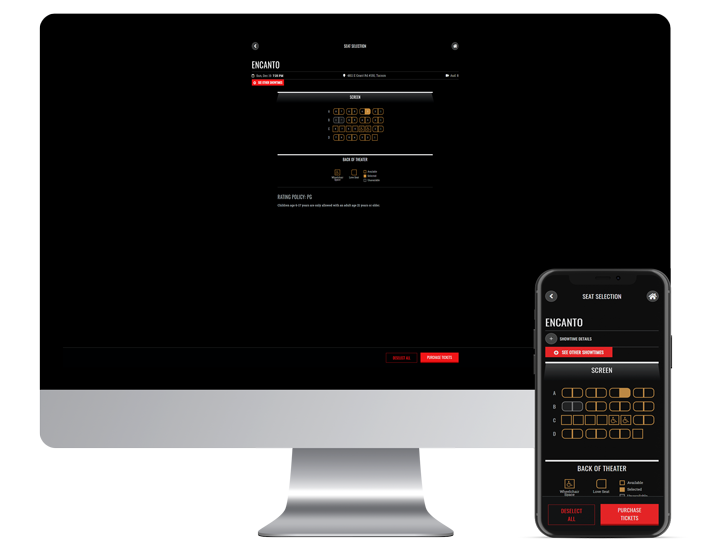 Integrated Checkout - Seat Selection