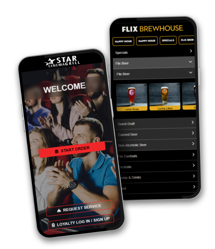 In-app images of food and beverage solution